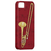 トロンボーン(低音)の電話箱。 一突き色 Case-Mate iPhoneケース (裏面/右)