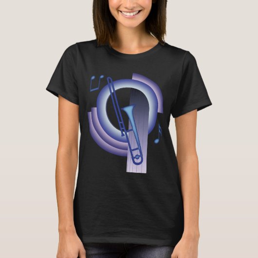 トロンボーン Deco2 Tシャツ (正面)