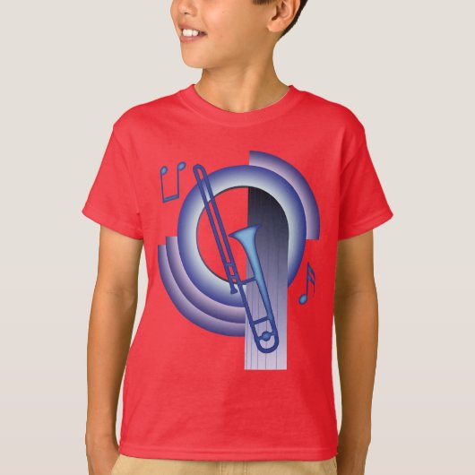 トロンボーン Deco2 Tシャツ (正面)