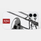 トロンボーン iPhone 16ケース (裏面横)