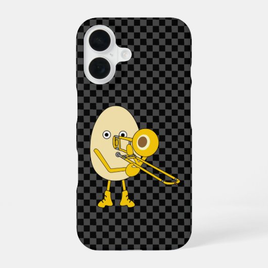 トロンボーン iPhone 16ケース (裏面)