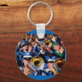 トロンボーンmob AKAバンドギークが野生に キーホルダー (正面)