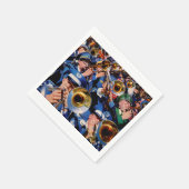 トロンボーンmob AKAバンドギークが野生に スタンダードカクテルナプキン (角)