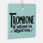 トロンボ知性があるンラフ文字 セラミックオーナメント (右)