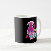 トロールがボタンとしてポピー コーヒーマグカップ (正面右)