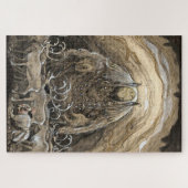 「トロールとカリボウ」ジョン・バウアーの水彩画 ジグソーパズル (横)