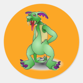 トロールのシール ラウンドシール