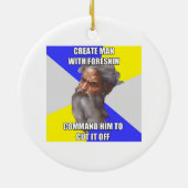 トロールの神の割礼 セラミックオーナメント (裏面)