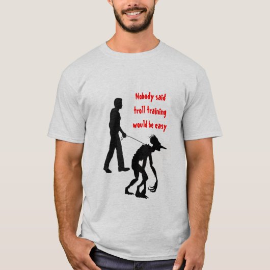 トロールの訓練 Tシャツ (正面)