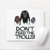 トロールを食べ物を与えないで下さい! おもしろいなコンピュータ マウスパッド (マウス)