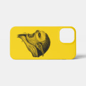 トロールインブラック&イエローデザイン iPhoneケース (裏面横)