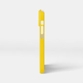 トロールインブラック&イエローデザイン iPhoneケース (左側面)