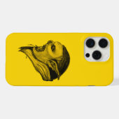 トロールインブラック&イエローデザイン iPhoneケース (裏面横)