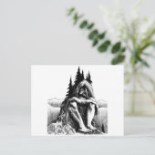 トロールクリップアート14 ポストカード (スタンド正面)