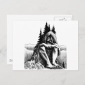 トロールクリップアート14 ポストカード (正面/裏面)