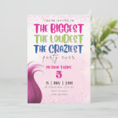 トロールズ バースデー パーティー 招待状 (スタンド正面)