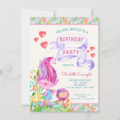 トロールバースデーパーティ招待状 招待状 (正面)