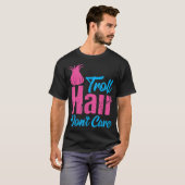 トロールヘアはハロウィン気にクリスマスギ Tシャツ (正面フル)