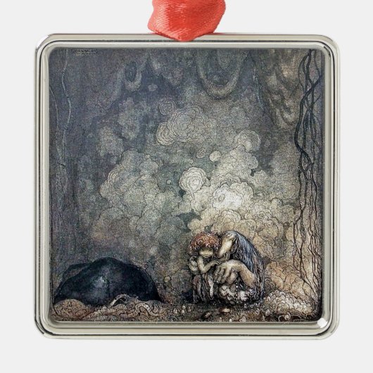 トロール保持子 メタルオーナメント (正面)