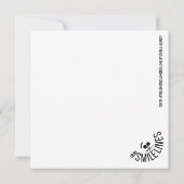 トロール抽象芸術モダンアートノートカード ノートカード (裏面)