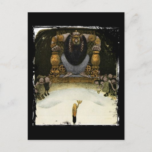 トロール王とのプリンセス ポストカード (正面)