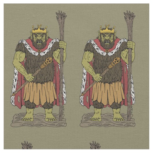 トロール王 ファブリック (クローズアップ)