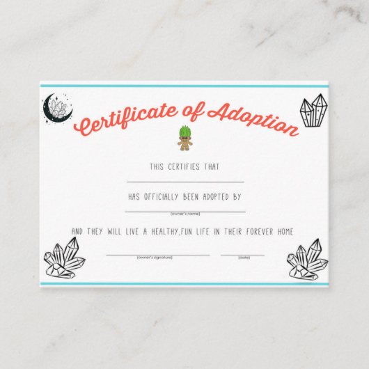 トロール用の採用カードにチャクラ表を追加 コーリングカード (正面)