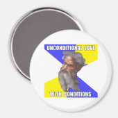 トロール神の無条件の愛 マグネット (正面/裏面)