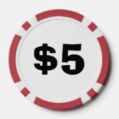 トロール複合パーソナライズされたトランプのポーカーチップ ポーカーチップ (裏面)