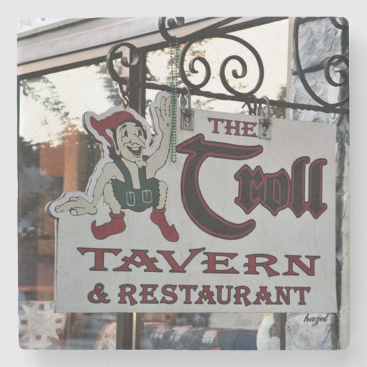 トロール酒場ヘレン・グルジア ストーンコースター (正面)