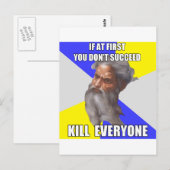 トロール・ゴッド・キル ポストカード (正面/裏面)