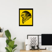 トロール・シュワルツ・ゲルブデザイン ポスター (ホームオフィス)