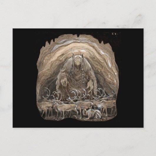 トロール、ボーイ、トナカイ ポストカード (正面)