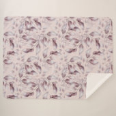 トワイライトお洒落シームレスパターン シェルパブランケット (正面(横))