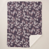 トワイライトお洒落シームレスパターン シェルパブランケット (正面)