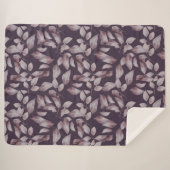 トワイライトお洒落シームレスパターン シェルパブランケット (正面(横))