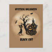 トワイライトでカボチャを飼った黒猫 エンクロージャーカード (正面)