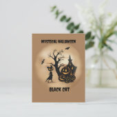 トワイライトでカボチャを飼った黒猫 エンクロージャーカード (スタンド正面)