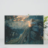 トワイライトのファンタジー(エドワード・ロバート・ヒューズ著) カード (スタンド正面)