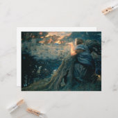 トワイライトのファンタジー(エドワード・ロバート・ヒューズ著) カード (正面/裏面インサイチュ)