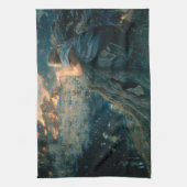 トワイライトのファンタジー（エドワード・ロバート・ヒューズ著） キッチンタオル (縦)