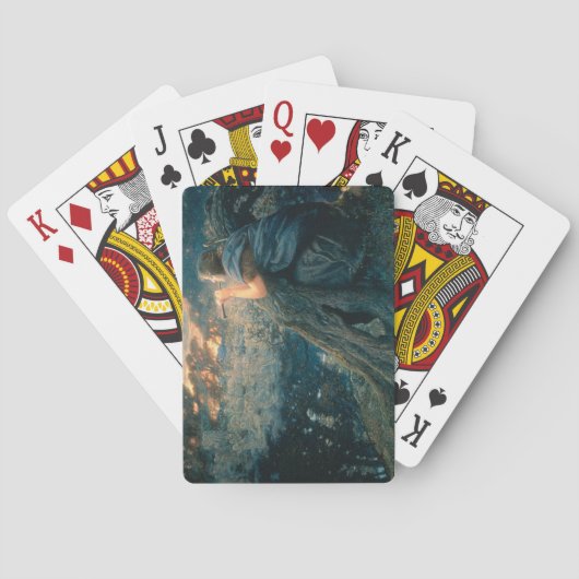 トワイライトのファンタジー（エドワード・ロバート・ヒューズ著） トランプ (裏面)