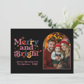 トワイライトのヤドリギ レトロクリスマス ファミリーフォト シーズンカード (スタンド正面)