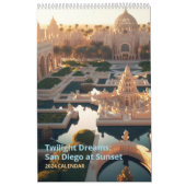 トワイライトの夢：サンディエゴのサンセット カレンダー (カバー)