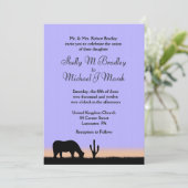 トワイライトウェスタン結婚式招待状 招待状 (スタンド正面)