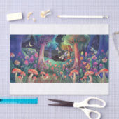 トワイライトウッドランドファンタジーお洒落、フェアリーランド 薄葉紙 (クラフト)