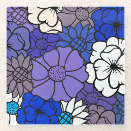 トワイライトエターナルブルームコースター ガラスコースター