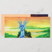 トワイライトエンジェルピンク明るい赤紫色ブルーホワイトパープル (正面/裏面)