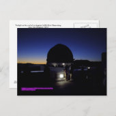 トワイライトオンロサンゼルスグリフィス天文台ルーフ ポストカード (正面/裏面)