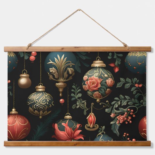 トワイライトオーナメントガーデンボタニック 吊り下げ型タペストリー (正面)